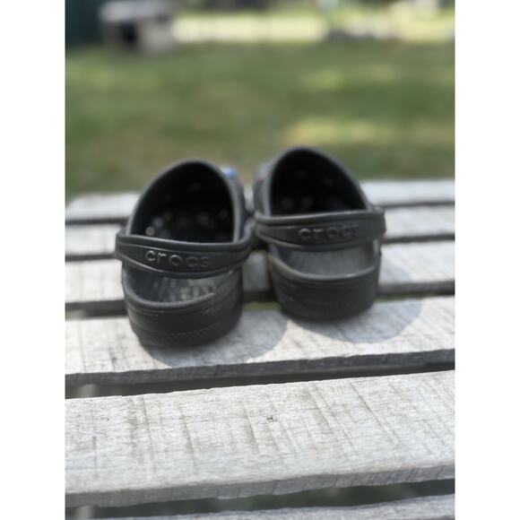 Crocs Classic Slip On Clog Shoe Sandal Unisex Kids Black Size C 13 Sonic Music - Picture 9 of 14